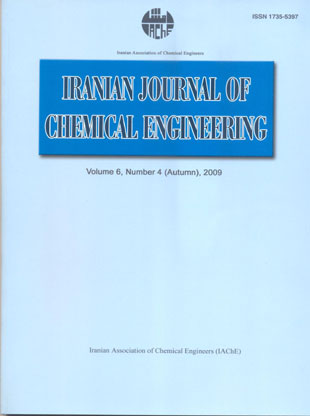 Chemical Engineering - Volume:6 Issue: 4, Autumn 2009