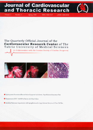 Cardiovascular and Thoracic Research - Volume:2 Issue: 1, Apr 2010