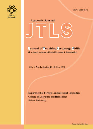 Teaching English as a Second Language Quarterly - Volume:2 Issue: 1, Spring 2010