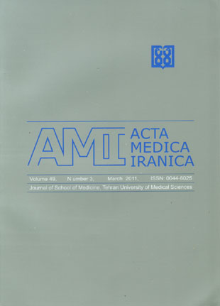 Acta Medica Iranica - Volume:49 Issue: 3, Mar 2011