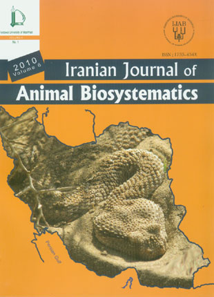 Animal Biosystematics - Volume:6 Issue: 1, Winter-Spring 2010