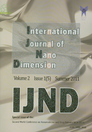 Nano Dimension - Volume:2 Issue: 1, Summer 2011