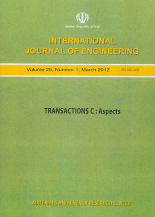 Engineering - Volume:25 Issue: 1, Mar 2012