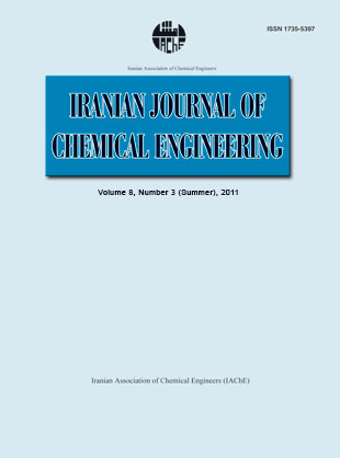 Chemical Engineering - Volume:8 Issue: 3, Summer 2011