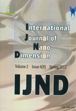 Nano Dimension - Volume:2 Issue: 4, Spring 2012