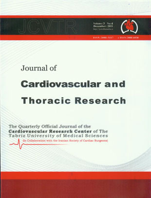 Cardiovascular and Thoracic Research - Volume:3 Issue: 4, Dec 2011