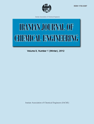 Chemical Engineering - Volume:9 Issue: 1, Winter 2012