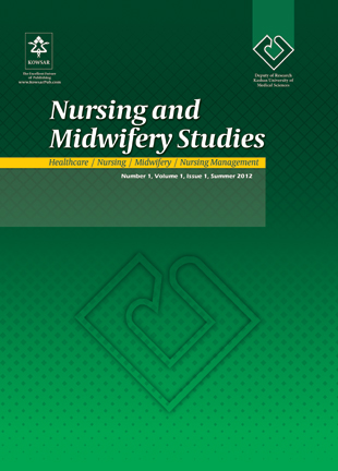 Nursing and Midwifery Studies - Volume:1 Issue: 1, Jan-Mar 2012