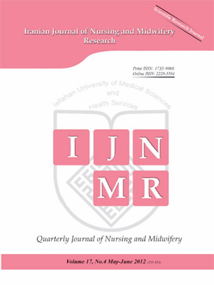 Nursing and Midwifery Research - Volume:17 Issue: 4, Ma-Jun 2012