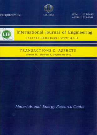 Engineering - Volume:25 Issue: 3, Sep 2012