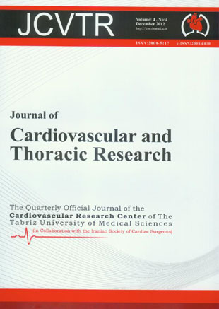 Cardiovascular and Thoracic Research - Volume:4 Issue: 4, Oct 2012