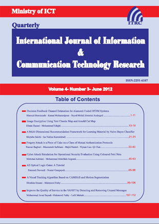 Information and Communication Technology Research - Volume:4 Issue: 3, Summer 2012