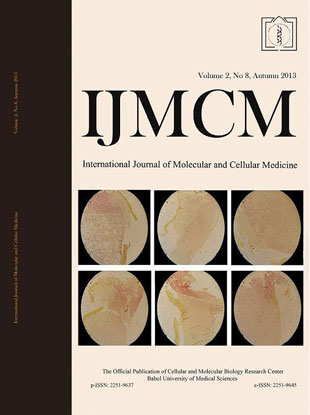 International Journal of Molecular and Cellular Medicine - Volume:2 Issue: 8, Autumn 2013