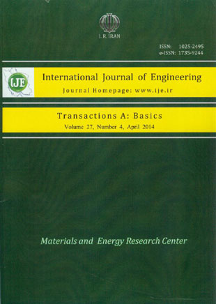 Engineering - Volume:27 Issue: 4, Apr 2014