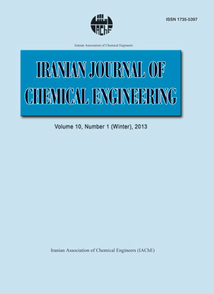 Chemical Engineering - Volume:10 Issue: 1, Winter 2013