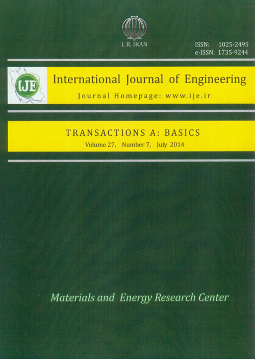 Engineering - Volume:27 Issue: 7, July 2014