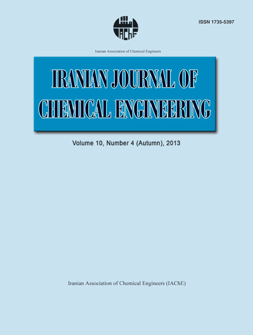 Chemical Engineering - Volume:10 Issue: 4, Autumn 2013