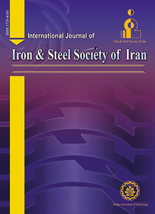 Iron and steel society of Iran - Volume:11 Issue: 1, Winter and Spring 2014