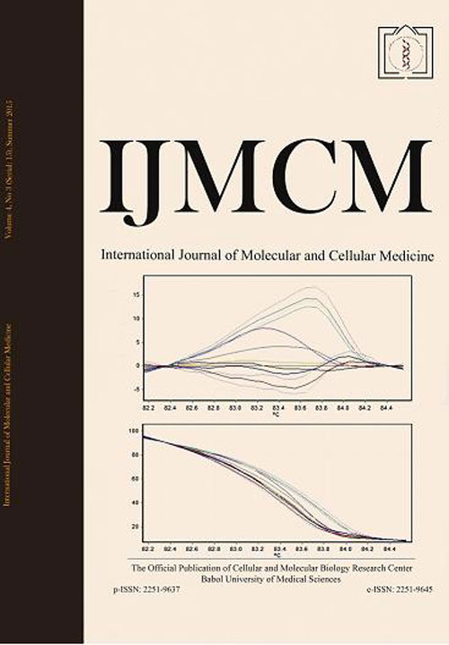 International Journal of Molecular and Cellular Medicine - Volume:4 Issue: 14, Spring 2015
