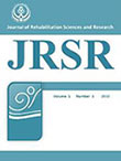 Rehabilitation Sciences and Research - Volume:2 Issue: 1, Mar 2015