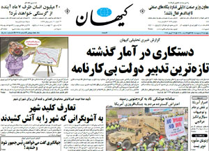 روزنامه کیهان، شماره 21608