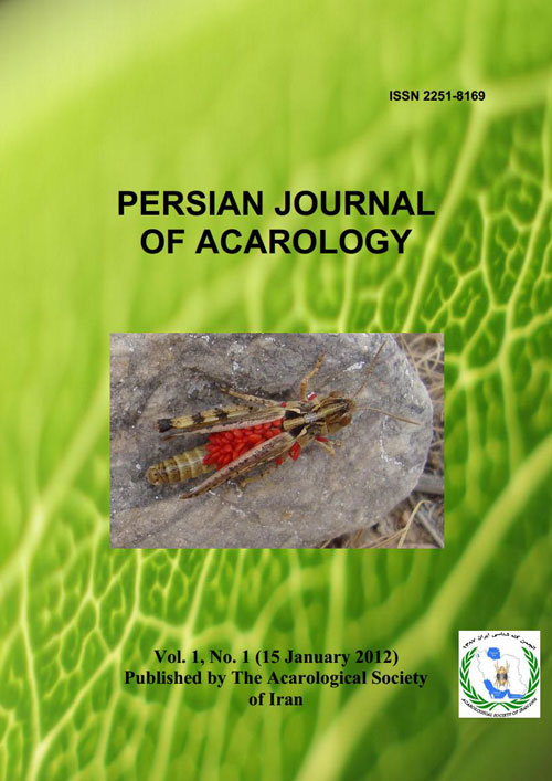 Persian Journal of Acarology - Volume:1 Issue: 1, Winter 2012