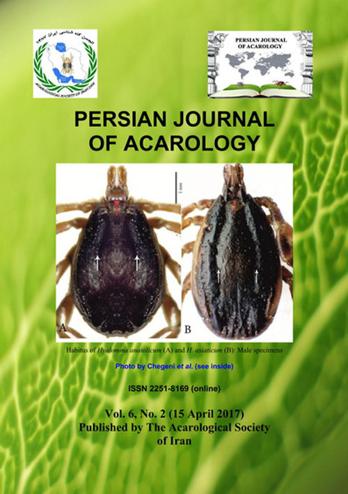 Persian Journal of Acarology - Volume:6 Issue: 2, Spring 2017