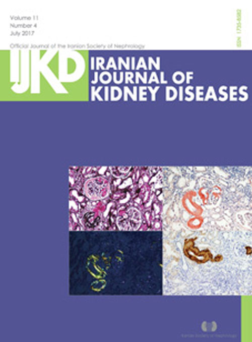 Kidney Diseases - Volume:11 Issue: 4, Jul 2017