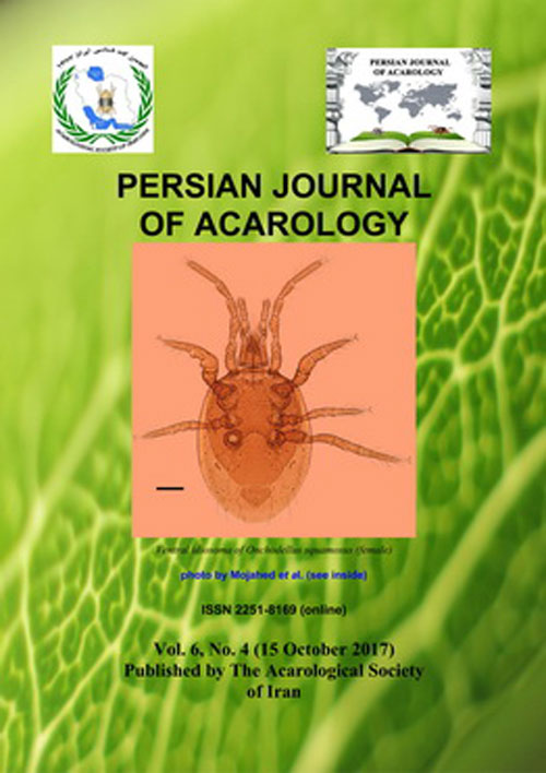Persian Journal of Acarology - Volume:6 Issue: 4, Autumn 2017