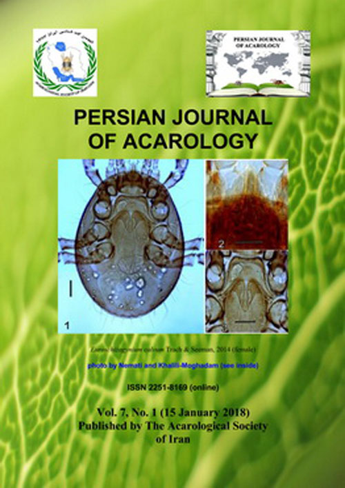 Persian Journal of Acarology - Volume:7 Issue: 1, Winter 2018