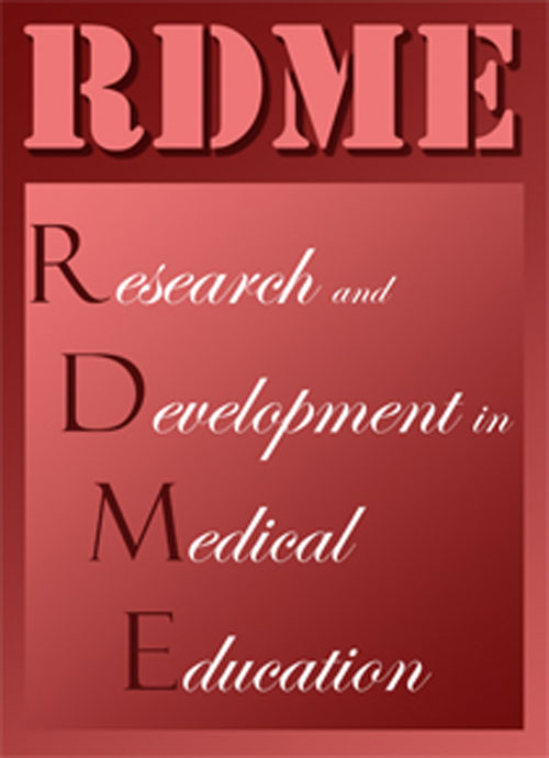 Research and Development in Medical Education - Volume:7 Issue: 2, 2018