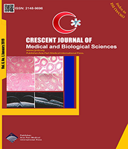 Crescent Journal of Medical and Biological Sciences - Volume:6 Issue: 1, Jan 2019