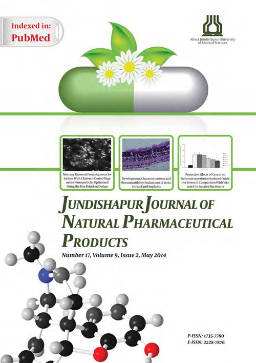 Jundishapur Journal of Natural Pharmaceutical Products - Volume:14 Issue: 1, Feb 2019