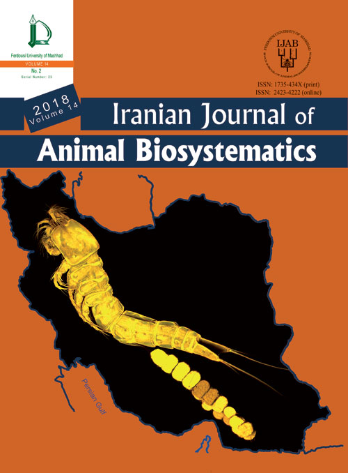 Animal Biosystematics - Volume:14 Issue: 2, Summer-Autumn 2018