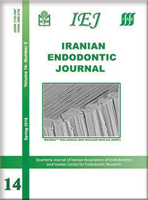 Iranian Endodontic Journal - Volume:14 Issue: 2, Spring 2019