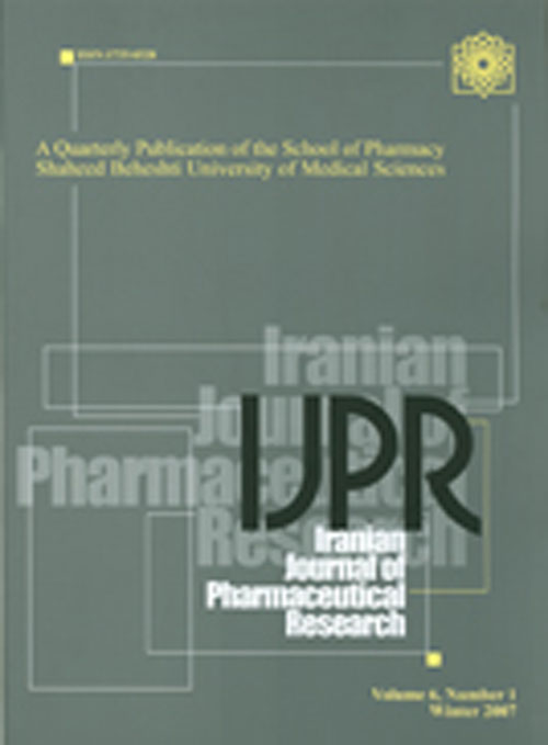 Pharmaceutical Research - Volume:18 Issue: 2, Spring 2019