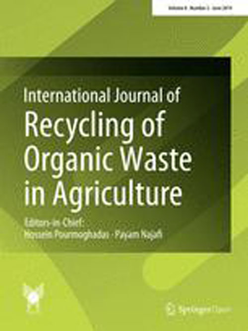 Recycling of Organic Waste in Agriculture - Volume:7 Issue: 4, Autumn 2018