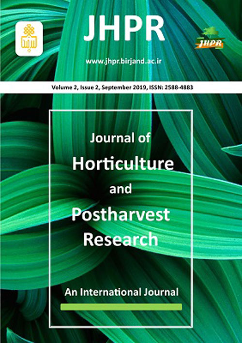 Horticulture and Postharvest Research - Volume:2 Issue: 2, Sep 2019