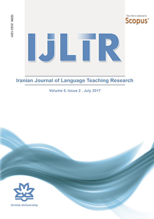 Language Teaching Research - Volume:7 Issue: 2, Jul 2019