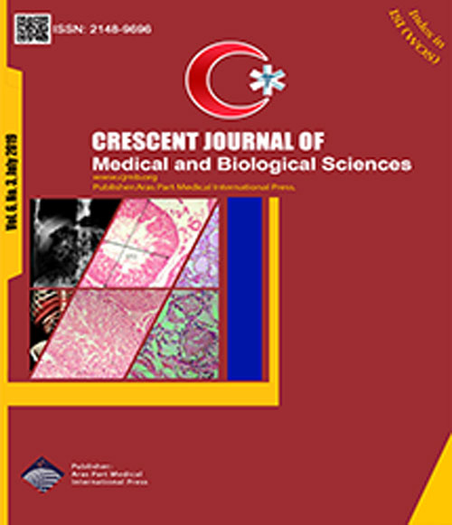 Crescent Journal of Medical and Biological Sciences - Volume:6 Issue: 3, Jul 2019