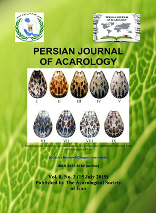 Persian Journal of Acarology - Volume:8 Issue: 3, Summer 2019