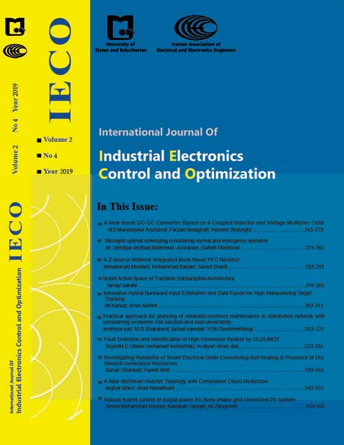 Industrial Electronics, Control and Optimization - Volume:2 Issue: 4, Autumn 2019