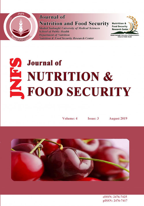 Nutrition and Food Security - Volume:4 Issue: 3, Aug 2019