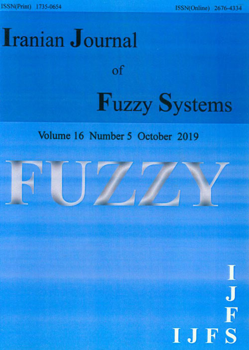 fuzzy systems - Volume:16 Issue: 5, Sep-Oct 2019