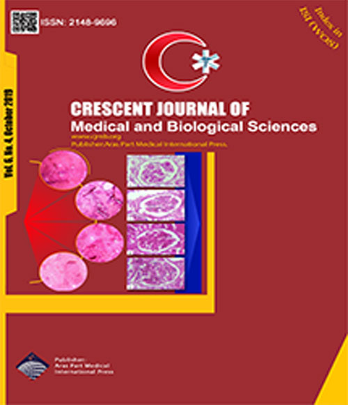 Crescent Journal of Medical and Biological Sciences - Volume:6 Issue: 4, Oct 2019