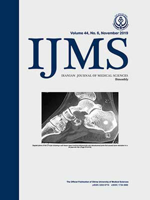 Medical Sciences - Volume:44 Issue: 5, Sep 2019