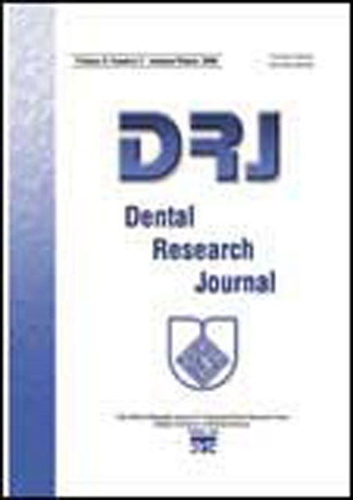 Dental Research Journal - Volume:16 Issue: 6, Nov-Dec 2019