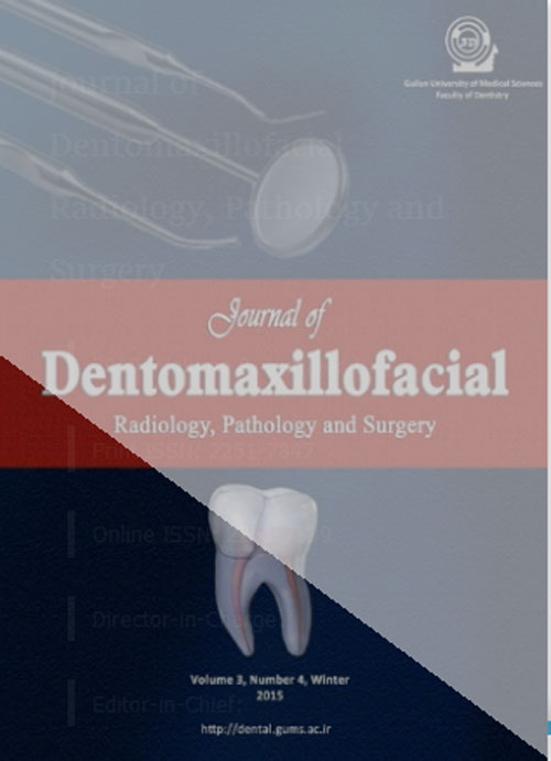 Dentomaxillofacil Radiology, Pathology and Surgery - Volume:7 Issue: 4, Winter 2018