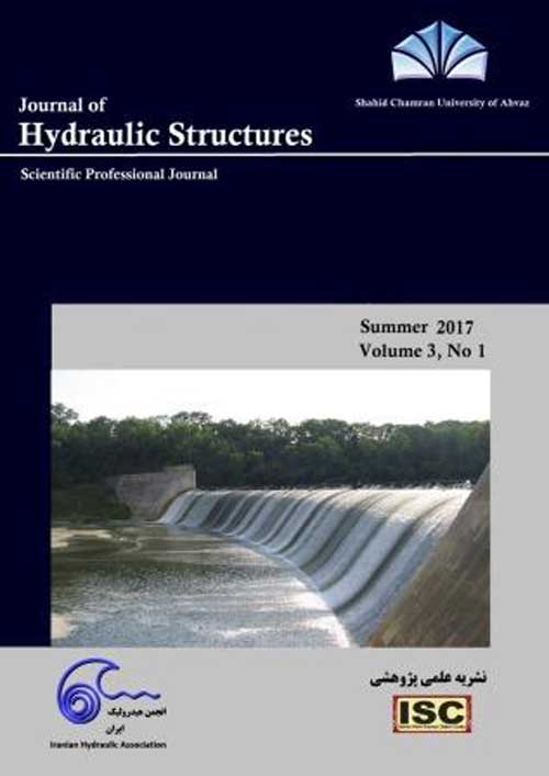 Hydraulic Structures - Volume:5 Issue: 2, Summer 2019