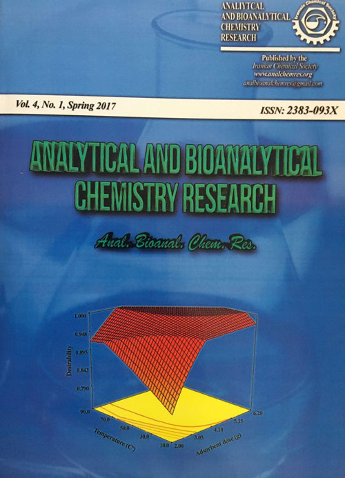 Analytical and Bioanalytical Chemistry Research - Volume:7 Issue: 2, Spring 2020
